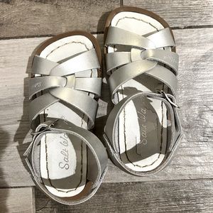 Salt Water sandals, toddler girls size 7.